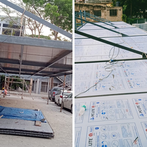 Bosch Ltd Parking Shelter Bangalore